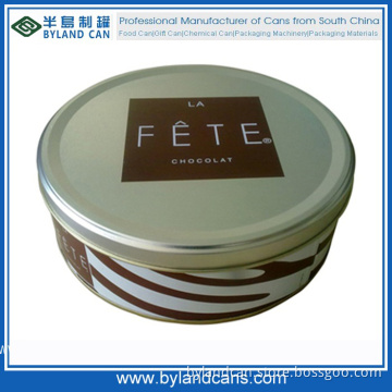 Round Chocolate Tin Box